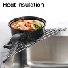 Triangle Roll-Up Dish Drying Rack for Sink Corner Small Foldable Stainless Steel Over The Sink Multipurpose Kitchen Drainer Caddy - 4 of 4