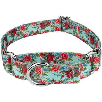 Country Brook Petz Vintage Roses Martingale Dog Collar