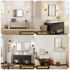 Bathroom Mirror, Black Wall Mirror, Rectangle Mirror for Wall, Black Mirror for Bathroom or Bedroom - 4 of 4