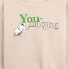 Women's - Dr. Seuss - Horton Hears a Who You-nique Lightweight French Terry Wide Neck Long Sleeve Shirt - 2 of 4