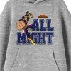 My Hero Academia All Might Collegiate Text Long Sleeve Athletic Heather Youth Hooded Sweatshirt - 2 of 3