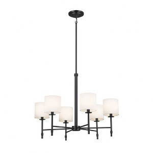 Kichler Lighting Ali 6 - Light Chandelier in  Black - 1 of 4