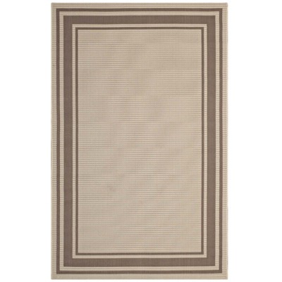 Modway Rim Solid Border 5x8 Indoor and Outdoor Area Rug