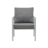Sapphtopaz Outdoor Dining Chairs Aluminum Frame Outdoor Patio Chairs with Weather-Resistant Cushions for Outside, Yard, Balcony - 2 of 4
