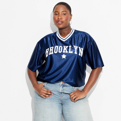 Women's Brooklyn Graphic Jersey - Navy Blue