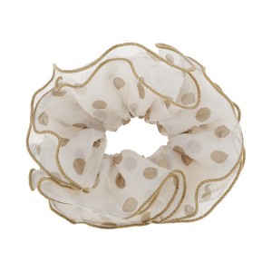 Unique Bargains Polka Dots Scrunchie 1 Pc - 1 of 4