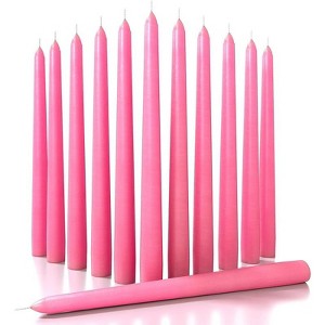 10 inch Taper Candles Set of 12 - Tall Candles Unscented - Tapered Candle Sticks - 1 of 4