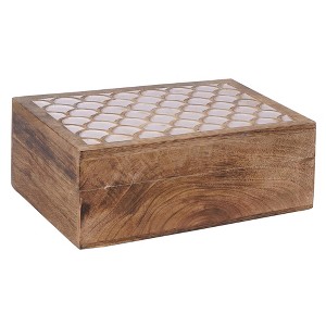 Mela Artisans Storage Box Scallop - 1 of 4