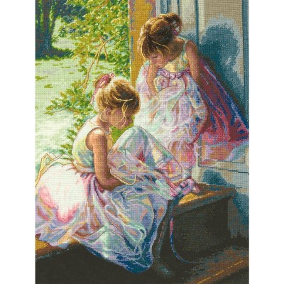 Dimensions Gold Collection Counted Cross Stitch Kit 11"X14"-Ballerina Dreams (18 Count)
