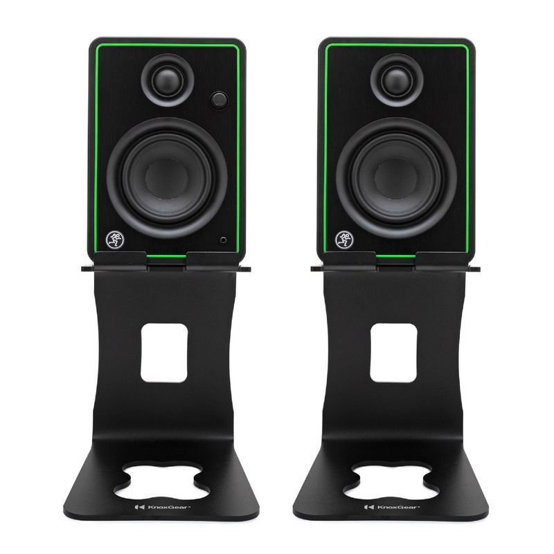 Mackie CR4-X 4-Inch Multimedia Monitors (Pair) Bundle with Monitor Stands, 2 of 4