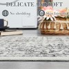 Vintage Washable Area Rug – Distressed Non-Slip Stain-Resistant Carpet for Living Room, Bedroom, Office - 4 of 4