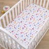 NoJo Disney Princess Pink, Blue, Yellow, and White Super Soft Nursery Fitted Crib Sheet - 4 of 4