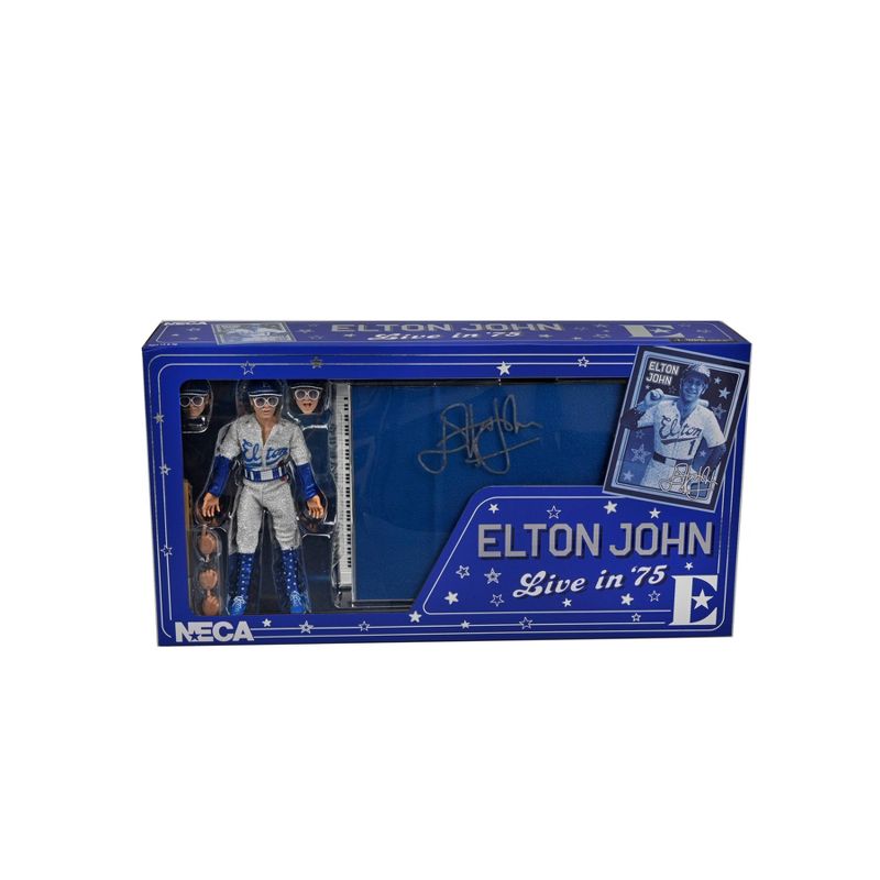 NECA Elton John Live 1975 8&#34; Clothed Action Figure, 2 of 7