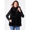 Roaman's Plus Size 2-In-1 Puffer And Faux Fur Vest - 4 of 4