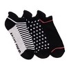 MUK LUKS Womens 3 Pack Nylon Compression Ankle Socks - 2 of 4