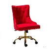 Lisa Computer Task Chair Swivel Height-adjustable Desk Chair with Tufted Back Mordern Office Chair | Karat Home - 3 of 4