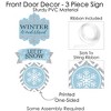 Big Dot Of Happiness Winter Wonderland - Hanging Porch Snowflake Holiday  Party & Winter Wedding Outdoor Decorations - Front Door Decor - 3 Piece  Sign : Target