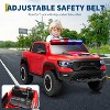 Jojoka Electric Car for Kids,Licensed RAM 12V Kids Ride On Police Car with Remote Control - 2 of 4
