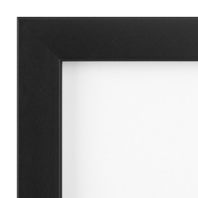 Snap 16x20 Black Wood Floating Wall Picture Frame