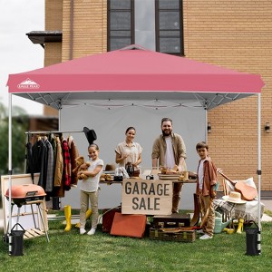 EAGLE PEAK Pop Up Canopy Tent with 1 Sidewall, Easy Setup Event Tent - 1 of 4
