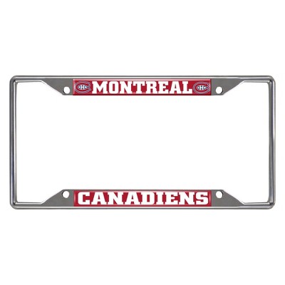  NHL Montreal Canadiens Stainless Steel License Plate Frame 