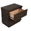 NicBex Nightstand with 2 Drawers,Modern Bedside Table with Unique Design,Side Table for Bedroom,Living Room - 4 of 4