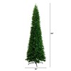 Nearly Natural 14' Pre-lit Slim Green Mountain Pine Artificial Christmas Tree with Warm White LED Lights - 2 of 4