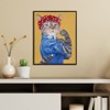 VisioGear Rosie the Feline Framed Canvas Wall Art, Wall Decor for Hallway Office Wall Decor, Multicolor, 20.5"*16.5"*1.25" - 2 of 4