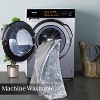 Washable Vintage Rug Non Slip Low Pile Rug Soft Throw Floor Cover Floral Foldable Indoor Carpet for Living Room Bedroom Playroom Nursery - 4 of 4