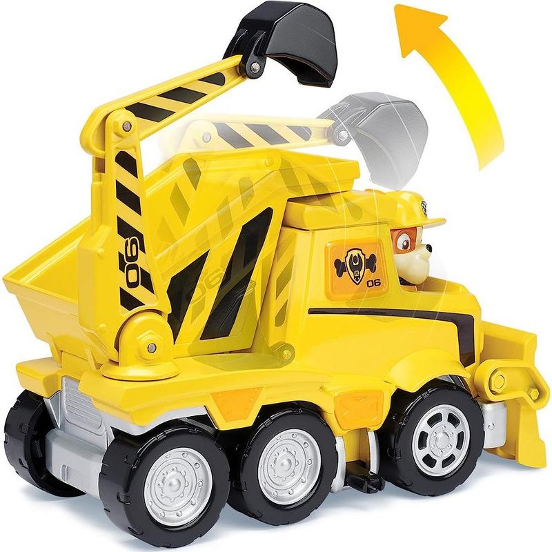 Paw Patrol Rubble's Ultimate Rescue Bulldozer with Moving Scoop and Lift-up Dump Bed, Ages 3 and Up, 3 of 4