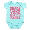 The Juniper Shop Shake Your Cotton Tail Wavy Baby Short Sleeve Bodysuit - 2 of 4