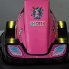 TopComfy Baby Walkers Kids Ride On Bumper Car, Rotate 360 degrees in place, Four wheel waterfall, Delicate, Pink, 30.31"*21.65"*12.4" - 3 of 4