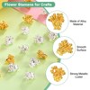 Unique Bargains Metal Alloy Flower Blossom Connectors Bead Caps Jewelry Necklace 200 Pcs - 2 of 4
