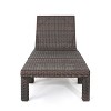 PAGED Patio Chaise Lounge Modern Wicker Recliner Tiltable Lounge Chair for Garden, Poolside, Brown - 3 of 4