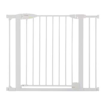 Toddleroo by North States Bright Choice Auto-Close Baby Gate - White -  29.75"-40.5" Wide