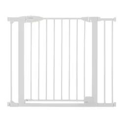 Toddleroo by North States Bright Choice Auto-Close Baby Gate - White -  29.75"-40.5" Wide