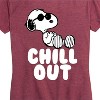 Women's - Peanuts - Lazy Snoopy Short Sleeve Graphic T-Shirt - 2 of 4