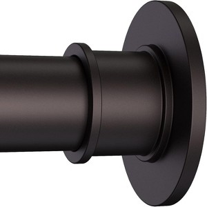 Shower Curtain Rod - Never Rust Non-Slip 43-72 Inch Stainless Steel - 1 of 4