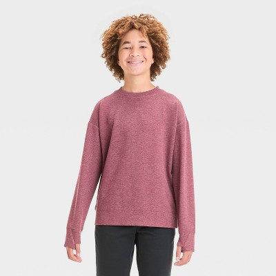 Boys' Mesh Spacer Crewneck Sweatshirt - All In Motion™