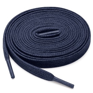 Elerevyo Waxed Cotton Leather Boots Shoes Flat Shoelaces 2 Pairs - 1 of 4