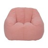 CAVINAS Teddy Fabric Memory Foam Bean Bag Chair with Filler,Soft Bean Bag Couch,Accent Chairs for Living Room - 3 of 4
