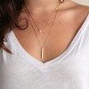 Tewiky Diamond Necklaces for Women, Dainty 14k Gold/Sterling Silver Choker Necklace Simple Gold Plated CZ Jewelry Necklaces for Women Trendy Gifts - 2 of 4