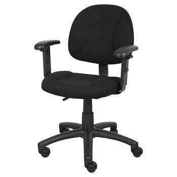 Deluxe Posture Chair with Adjustable Arms - Boss Office Products