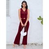 Casual Linen Womens 2 Piece Suits Waistcoat Custom Summer Linen Vest+Pant - 4 of 4