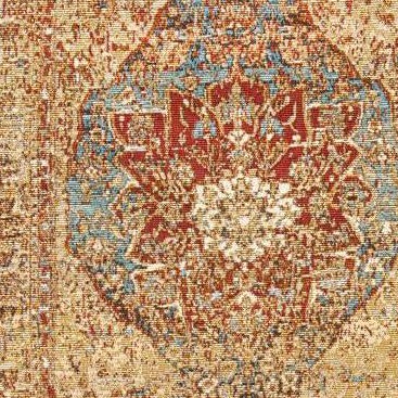 blue and light brown