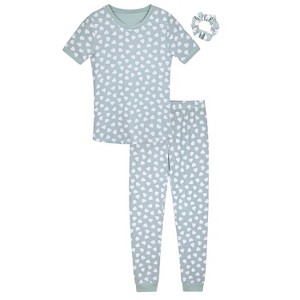 Sleep On It Girls 2-Piece Super Soft Jersey Snug-Fit Pajama Set - 1 of 4