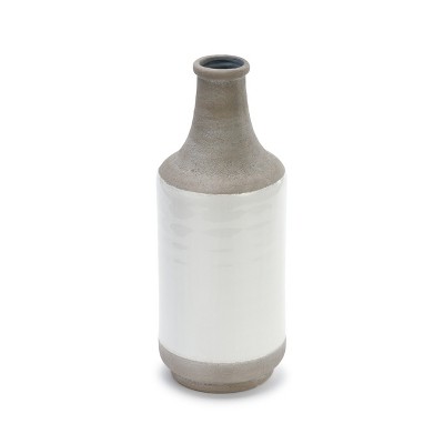 DEMDACO Two-Toned Vase White