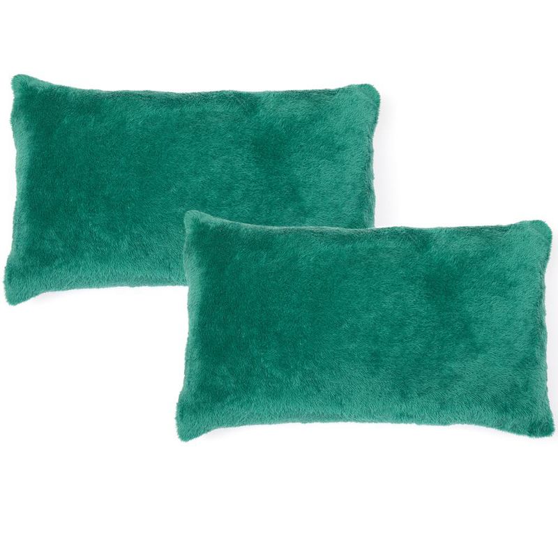 Cheer Collection Set of 2 Microfleece Throw Pillows, 4 of 5
