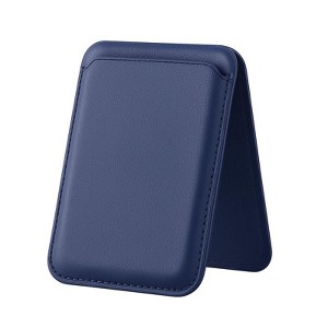Entronix Leather Magnetic Wallet Attachment for MagSafe & Magnetic Phone Cases – Slim Card Holder Phone Accessory - 1 of 4