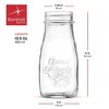 Bormioli Rocco Quattro Stagioni Bottles – 13.5 Oz. Glass Jars with Twist Lids, Microwave & Dishwasher Safe  – (Set of 4) - 2 of 4